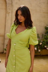 Remi Rounds Maxikleid Grün