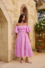 Lush Petal Maxikleid Rosa