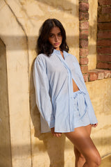 Saphirblaue Meer Shirt