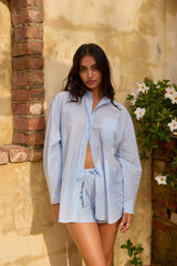 Saphirblaue Meer Shirt