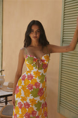 Herzliche Grüße Maxikleid Print
