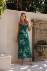 RUNAWAY THE LABEL Benito Maxikleid Calista Green