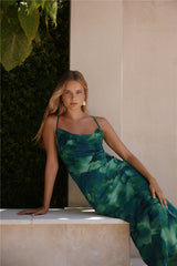 RUNAWAY THE LABEL Benito Maxikleid Calista Green