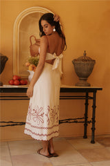 Soft Horizon Maxikleid Beige