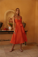 Lu & Lux Maxikleid Rot