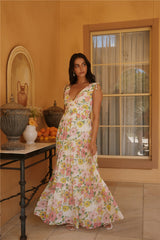 Sunny Splendour Maxikleid Pink