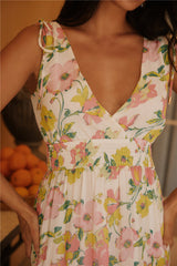 Sunny Splendour Maxikleid Pink