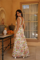 Sunny Splendour Maxikleid Pink