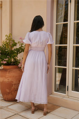 Maxikleid „Busy Bee“ in Lila