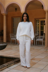 Fior Nights Pullover in Weiß