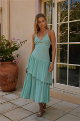 Gartenfee Midikleid Grün
