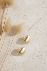 18K vergoldete First Class Ohrringe Gold