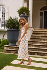 Maxikleid mit Sonnenblumenmuster