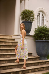 Vivid Garden Midikleid Lila