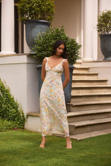 Liebes Delilah Maxikleid Gelb