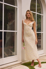 Sommerliebe Maxikleid Gelb