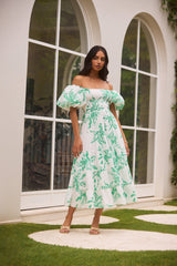 Guten Morgen Miss Maxi Kleid Grün