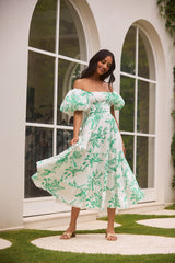 Guten Morgen Miss Maxi Kleid Grün