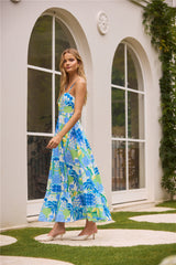 Coastal Paradise Midikleid mit Print