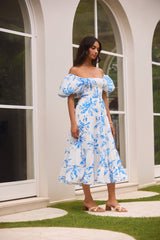Guten Morgen Miss Maxikleid Blau