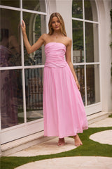 Pure Clarity Maxikleid Pink