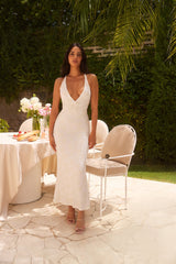 Next to me Midikleid in Creme