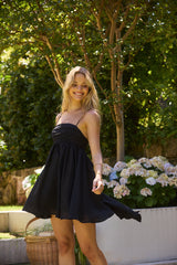 Mitternachtszauber Minikleid Schwarz