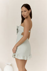 Minikleid „Palm Tree Dreaming“ Salbei