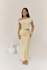 Carmellia Maxikleid Gelb