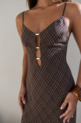 Riviera Nights Maxikleid Schokolade