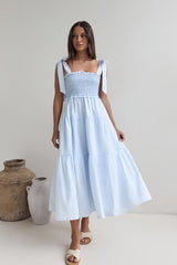 So Far So Long Maxikleid Blau