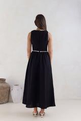 Sea Breeze Stories Maxikleid Schwarz