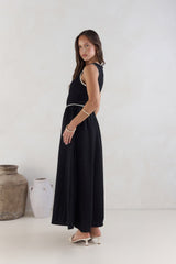 Sea Breeze Stories Maxikleid Schwarz