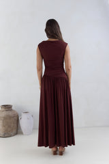 Soluna Maxi-Kleid Braun