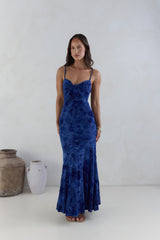 Wander In Style Maxikleid Blau