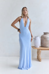 Adano Maxikleid Blau