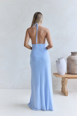 Adano Maxikleid Blau
