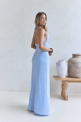 Adano Maxikleid Blau