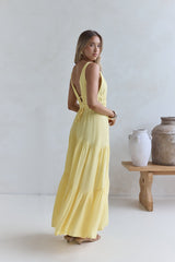 Pure Delights Maxikleid Gelb