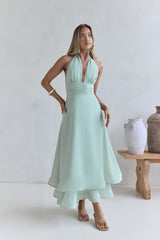 Maxikleid „City Lights Calling“ Grün