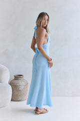 Dune Secrets Neckholder Maxikleid Blau