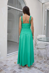 One Way Ticket Maxi-Kleid Grün