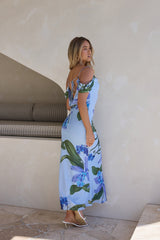Lost In Your Eyes Mesh Maxikleid Blau