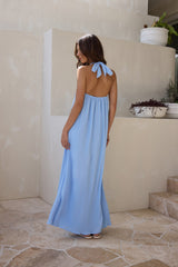 Isle Of Chic Neckholder Maxikleid Blau