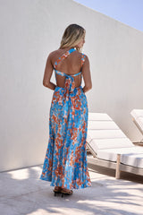 Maxikleid „Ready Or Not“ in Blau
