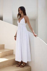 Maxikleid „Thinking Of Love“ in Weiß