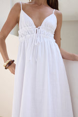 Maxikleid „Thinking Of Love“ in Weiß