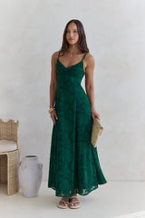 Habita Maxi-Kleid Waldgrün