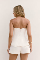 Dewdrop Dreams Shorts Weiß