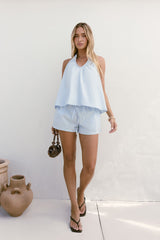 Evelyn Shorts Blau